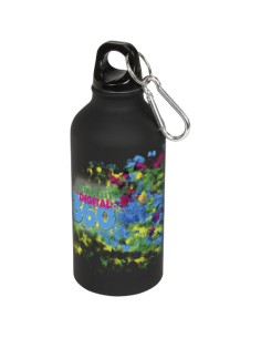 Borraccia sportiva Oregon opaca con moschettone da 400 ml