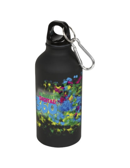 Borraccia sportiva Oregon opaca con moschettone da 400 ml