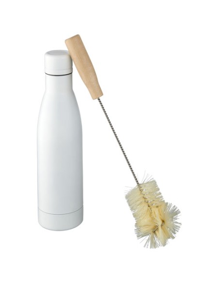 Set di borraccia termica sottovuoto in rame con spazzola Vasa