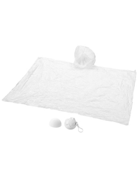Poncho impermeabile Xina con custodia portachiavi a forma di palla