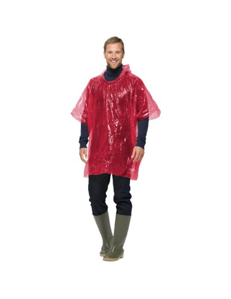 Poncho impermeabile Xina con custodia portachiavi a forma di palla