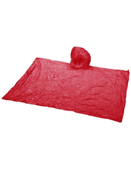 Poncho impermeabile Xina con custodia portachiavi a forma di palla