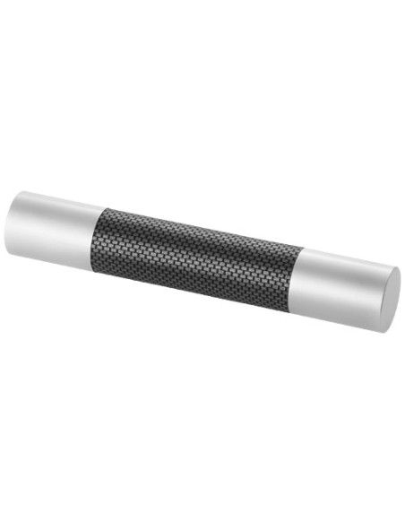 Penna a sfera con dettagli in fibra di carbonio Winona (inchiostro nero)