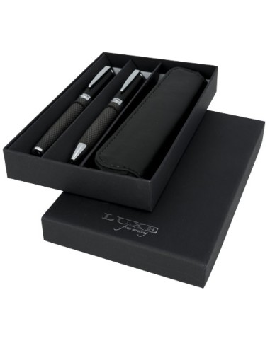 Set regalo con coppia di penne e sacchetto Carbon (inchiostro nero)