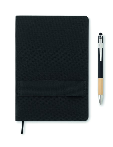 Notebook A5 RPET con penna