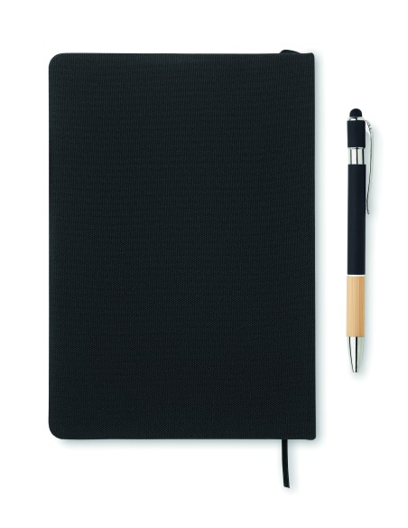 Notebook A5 RPET con penna