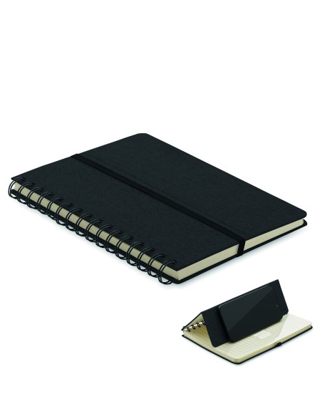 Notebook A5 con supporto per te