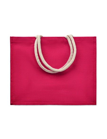 Borsa in iuta. Manici in cotone