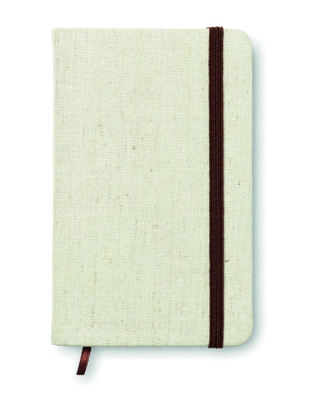 Notebook con cover in canvas