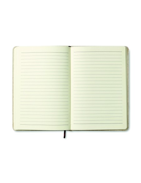 Notebook con cover in canvas