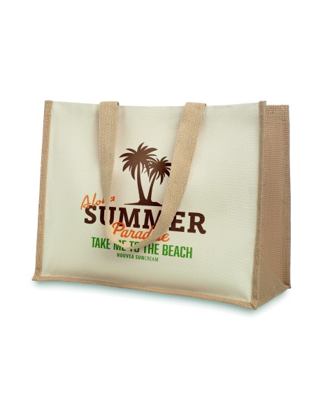 Shopper in juta e tela