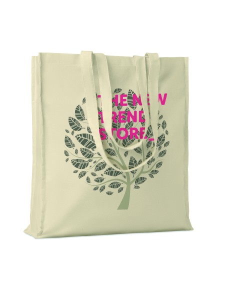 Shopper in cotone c/soffietto