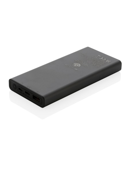 Powerbank Terra da 10000 mAh 18W in alluminio riciclato
