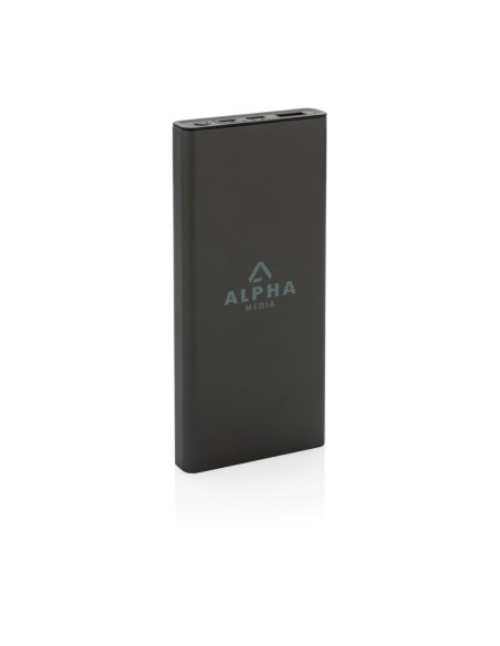 Powerbank Terra da 10000 mAh 18W in alluminio riciclato