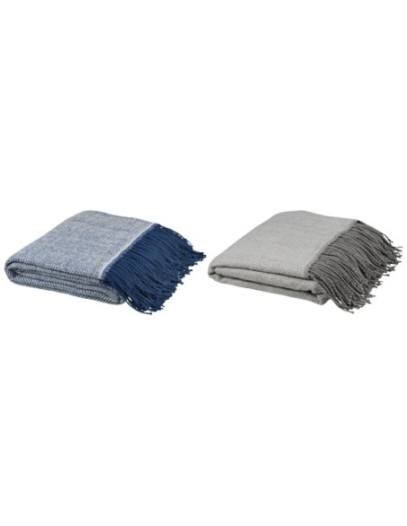 Coperta copriletto Haven con motivo a spina di pesce