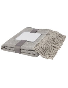 Coperta copriletto Haven con motivo a spina di pesce