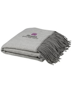 Coperta copriletto Haven con motivo a spina di pesce