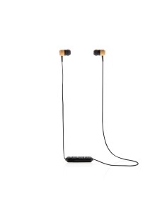 Auricolari wireless in bambù
