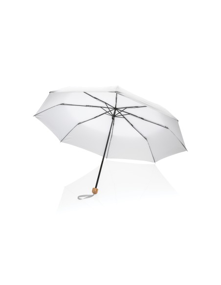 Mini ombrello bambù 20.5" rPET pongee 190T Impact AWARE™