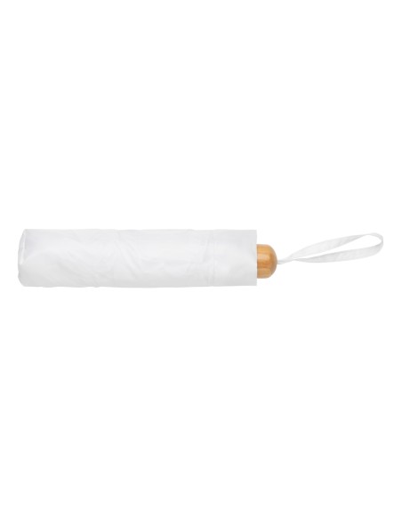 Mini ombrello bambù 20.5" rPET pongee 190T Impact AWARE™
