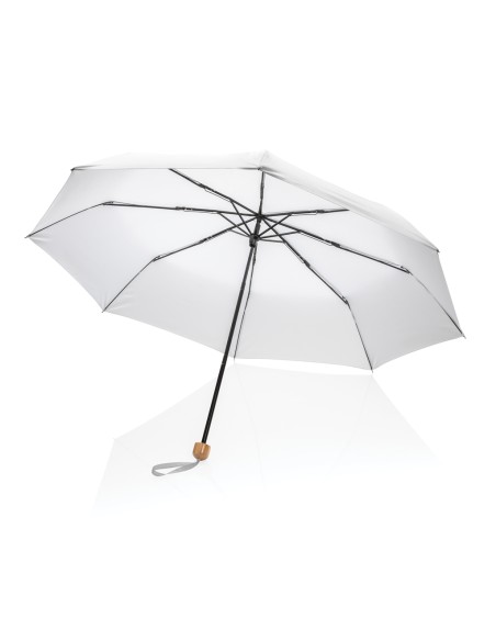 Mini ombrello bambù 20.5" rPET pongee 190T Impact AWARE™