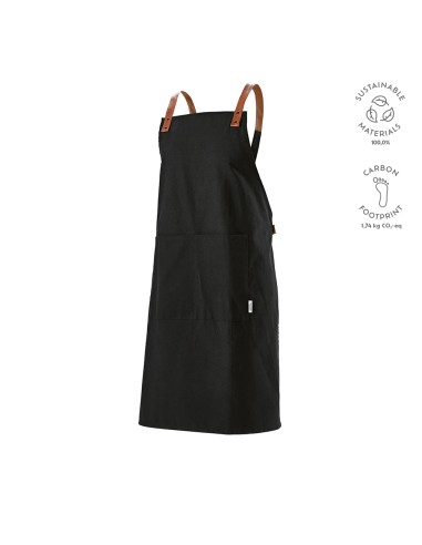 Grembiule Kandinsky in cotone 280gsm con dettagli in rPU