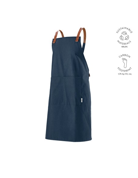 Grembiule Kandinsky in cotone 280gsm con dettagli in rPU