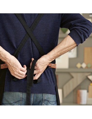 Grembiule Kandinsky in cotone 280gsm con dettagli in rPU