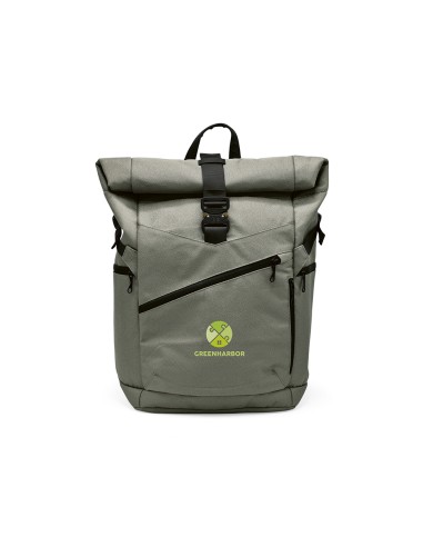 Zaino Coloma 28L in rPET. Chiusura roll-top. Per laptop 17"