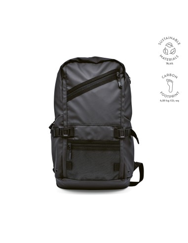 Zaino Rivin 18L in rPET. Tasca riflettente. Per laptop 17"