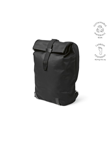 Zaino Berlin 23L in rCotton 340gsm e rPU. Per laptop 17"