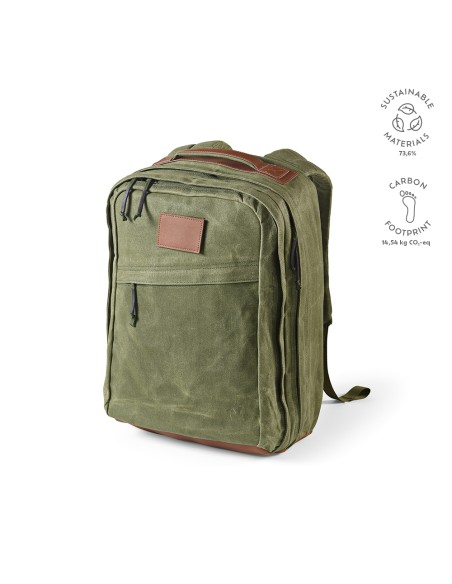 Zaino Cape Town 27L, cotone riciclato 230gsm, per laptop 17"