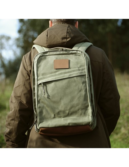 Zaino Cape Town 27L, cotone riciclato 230gsm, per laptop 17"