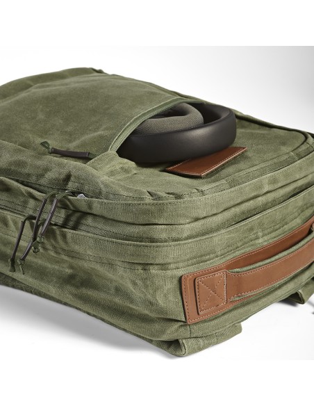 Zaino Cape Town 27L, cotone riciclato 230gsm, per laptop 17"