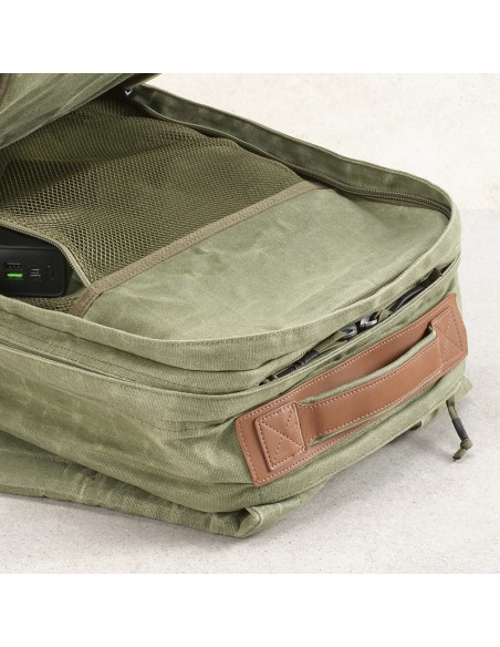 Zaino Cape Town 27L, cotone riciclato 230gsm, per laptop 17"