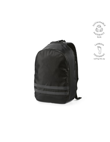 Zaino Sydney 18L rPET. Strisce riflettenti. Per laptop 17"