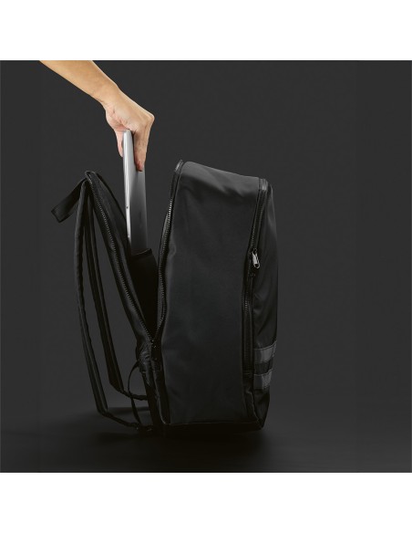 Zaino Sydney 18L rPET. Strisce riflettenti. Per laptop 17"