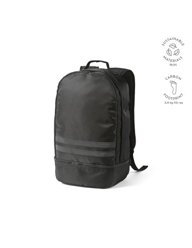 Zaino Buenos Aires 25L rPET. Strisce riflettenti anteriori