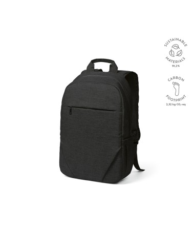 Zaino Vilnius 18L in rPET. Tasca frontale, per laptop 17"