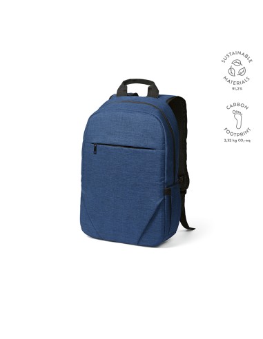 Zaino Vilnius 18L in rPET. Tasca frontale, per laptop 17"