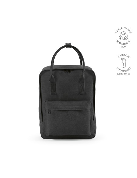 Zaino Stockholm 18L rCotton 450 gsm. Manici in rPET