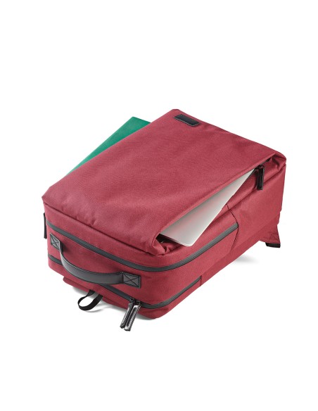 Zaino Oslo 20L in rPET. Zip impermeabili, per laptop 17"