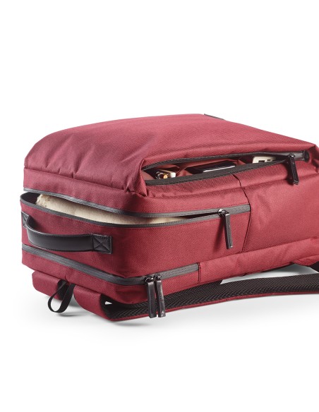 Zaino Oslo 20L in rPET. Zip impermeabili, per laptop 17"