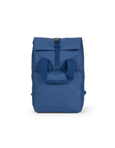 Zaino Warsaw 20L in rPET. Chiusura roll top con fibbia