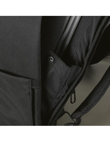 Zaino Budapest 16L in rPET. Tasca frontale. Per laptop 17"