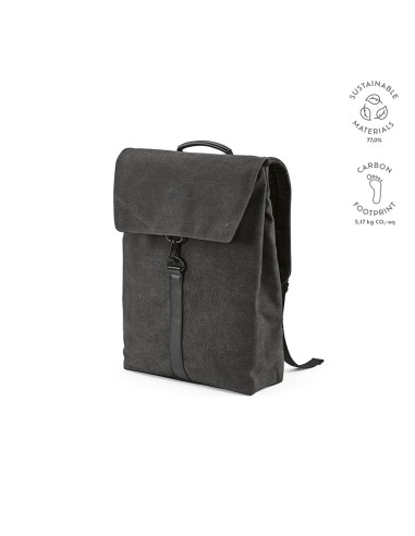 Zaino Prague 25L in cotone riciclato, per laptop 17"