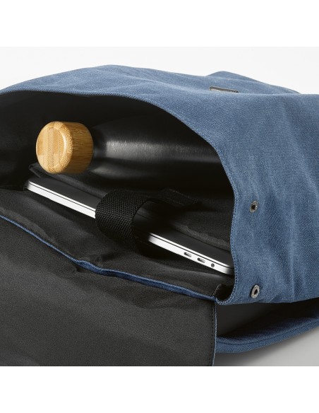 Zaino Prague 25L in cotone riciclato, per laptop 17"