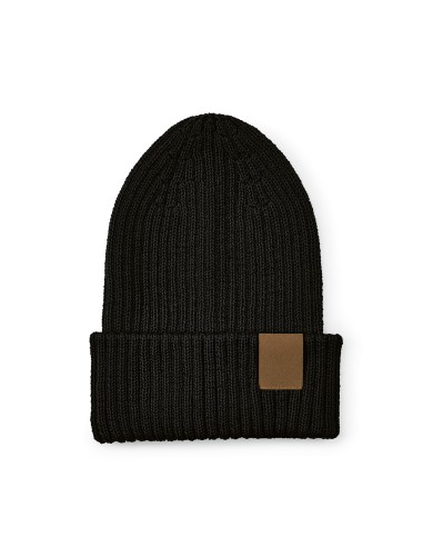 Cuffia Cobain in rPET e lana. Patch personalizzabile