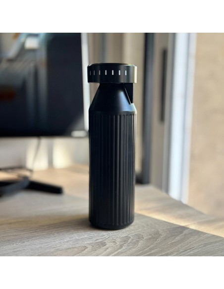 Borraccia Timeos in acciaio inox riciclato. Indiicatore LED