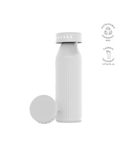 Borraccia Timeos in acciaio inox riciclato. Indiicatore LED